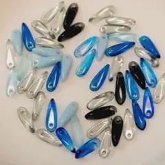 7455 チェコビーズ ダガー アソート 3×10mm 50個