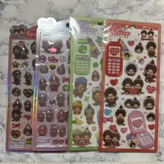 正規品　もんちっち　うるちゅるポップシール　平成はっぴーフォン