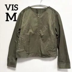 【WEB限定•洗える・撥水】VISビスマウンテンパーカー / ノーカラーブルゾン