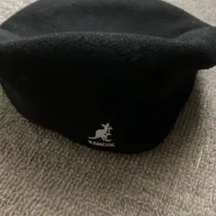 KANGOL ブラック　ハンチング　ウール