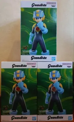 148＿ロックマンエグゼ　Grandista　フィギュア　3体セット