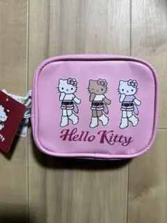 ハローキティ　ピンクポーチ　新品　未使用　アベイル　ギャル　日焼け　足長キティ