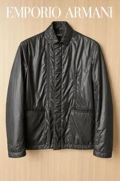 エンポリオアルマーニ　レザー/ナイロンジャケット エンポリオ アルマーニ EMPORIO ARMANI Leather Jacket （0922