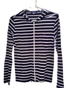 Burberry Blue Label ボーダー ジップアップ パーカーのサムネイル