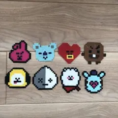 BT21 アイロンビーズキャラクター 8個セット