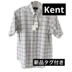 【新品タグ付き】Kent 半袖シャツ チェック柄 ボタンダウン MサイズVANのサムネイル