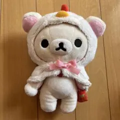 コリラックマ ぬいぐるみ にわとりフード付きぬいぐるみ 約20cm