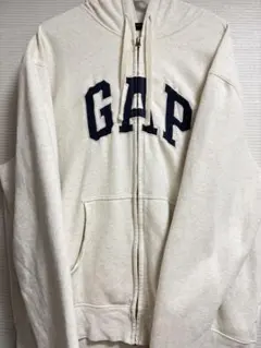 GAP ジップアップパーカー アイボリー