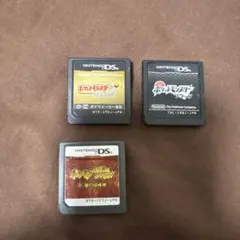 ポケモン ds・3dsゲームソフト ハードゴールド ブラック2 時の探検隊