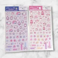 新品　ちいかわ デコレーションステッカー サクラ ヨザクラ 2種セット