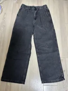 GU ワイドストレートデニム　M