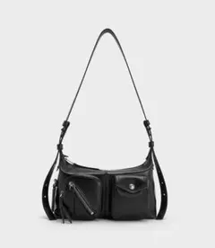 CHARLES & KEITH トーラー マルチポケットクロスボディバッグ