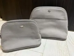 Leilian グレー ポーチ 2個セット　非売品　ノベルティ