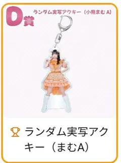 MEGALiFE!くじ D賞 ランダム実写アクキー 小熊まむ A