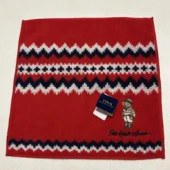 POLO RALPHLAUREN★タオルハンカチ★ベアー刺繍★新品★