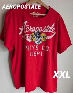 Aeropostale Tシャツ レッド XXL　アメリカ古着のサムネイル