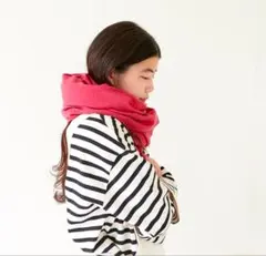 フレンチブル ナイトスカイ ウール ストール ピンク