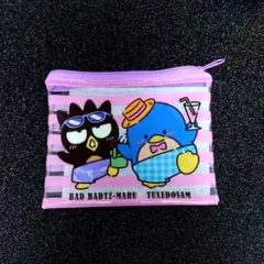 バッドばつ丸 タキシードサム スシロー × はぴだんぶい クリアポーチ