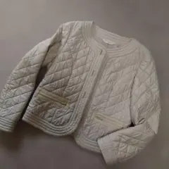 C'est moi jeau ライトグレー キルティングジャケット