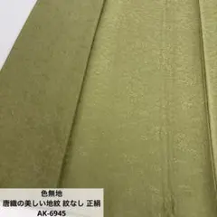 色無地 唐織の美しい地紋 紋なし 正絹 AK-6945