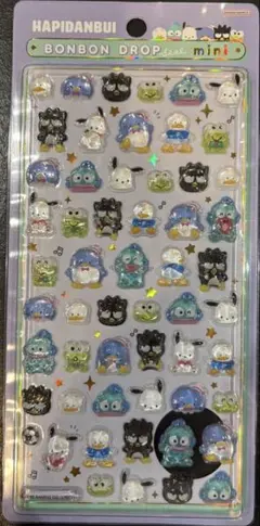 ボンボンドロップシールミニ　はぴだんぶい