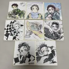 作画スタッフ全集中複製ミニ色紙D【冨岡義勇・竈門炭治郎】 - メルカリ