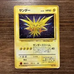 サンダー ★ 第3弾拡張パック 化石の秘密