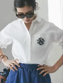 セブンテン　刺繍シャツ 美品