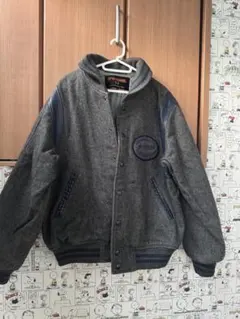 M'GREGOR フード付きスタジャン Lサイズ グレー