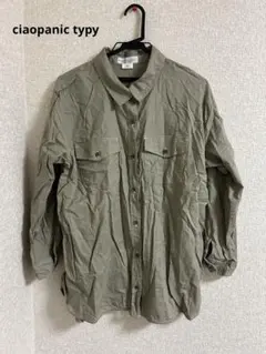 ciaopanic typy☆コットンリネンシャツ