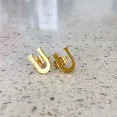 【新品未使用】 ホースシューピアス ゴールド ステンレス メンズ レディース