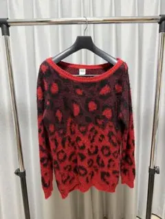 HUF ヒョウ柄ニットセーター - メルカリ