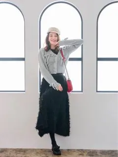 【新品未使用タグ付き】Chesty チェスティ　リボンチュールスカート