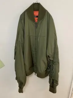 sacai サカイ MA1 ブルゾン コートドッキングスウェット - メルカリ