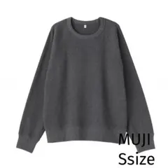 無印良品　ワッフル編みクルーネック長袖Ｔシャツ