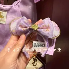 新❣️香港ディズニー　塔の上のラプンツェル カチューシャキーチェーン