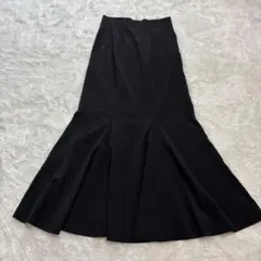 ✨シンゾーン ストレッチマーメイドスカート ナイロン 黒のサムネイル