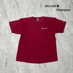 90s USA製 チャンピオン Tシャツ 半袖 シングルステッチ プリントロゴ