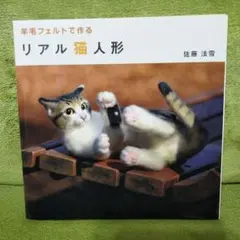 羊毛フェルトで作るリアル猫人形