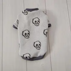 ドッグウェア☆スカル柄ニットTMサイズ