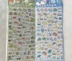 ぷっくりホログラム カラフル動物シール 2枚セット