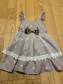 【美品】バースデイMajolica ジャンバースカート　110cm