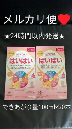 【賞味期限2025.11&12】WAKODO はいはい スティック13g×20本