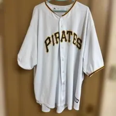 Majestic MLB ピッツバーグ・パイレーツ ユニホーム ゲームシャツ