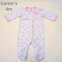 Carters 雪の結晶 羽 フリースロンパース 6M