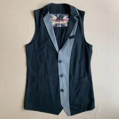 vintage PPFM stripe design vestのサムネイル