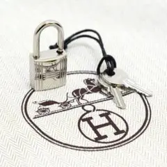 ⛄極美品⛄エルメス カデナ パドロック南京錠 鍵 no.104 シルバー#317