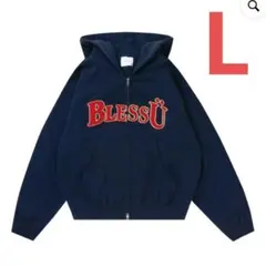 BLESS U OG LOGO ZIP UP HOODIE ブレスユー パーカー