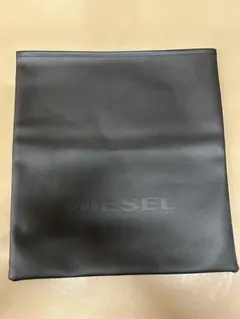 DIESEL ブラックレザー クラッチバッグ