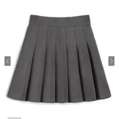 GRL インパン裏地付きプリーツミニスカート[at2171] グレー